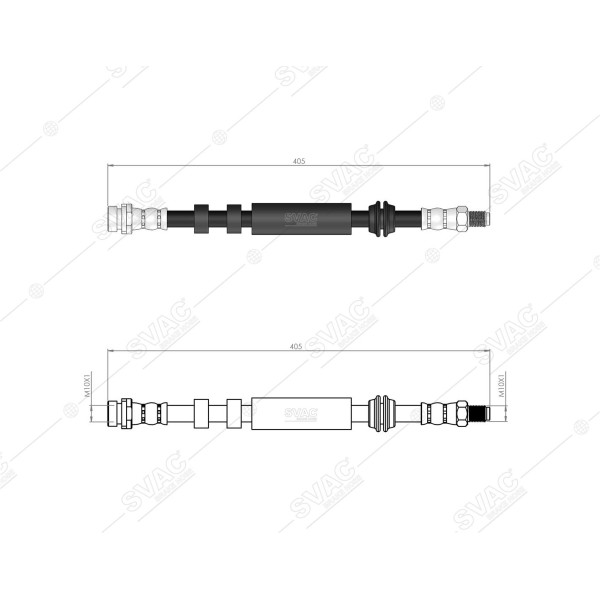 SVAC 20-157 Fren Hortumu Ön Sağ/Sol S-Max 10 -18 Galaxy 10-18 