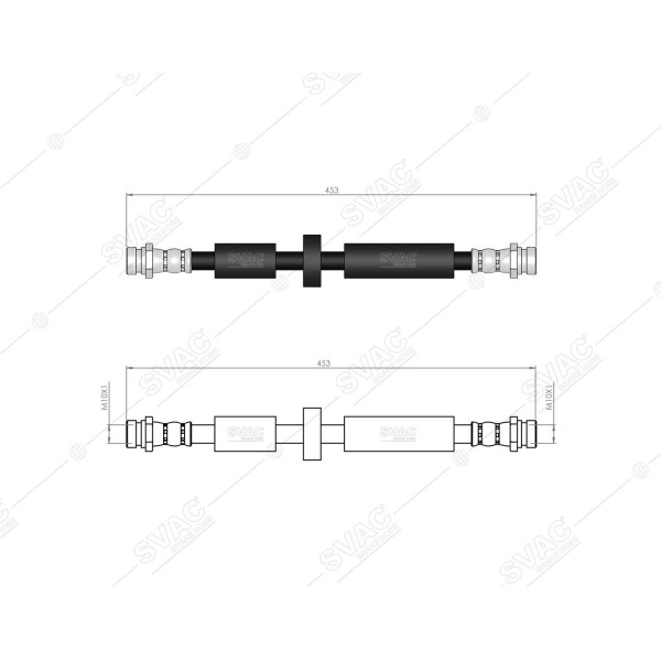 SVAC 20-192 Fren Hortumu Arka Sağ Ranger 99-06