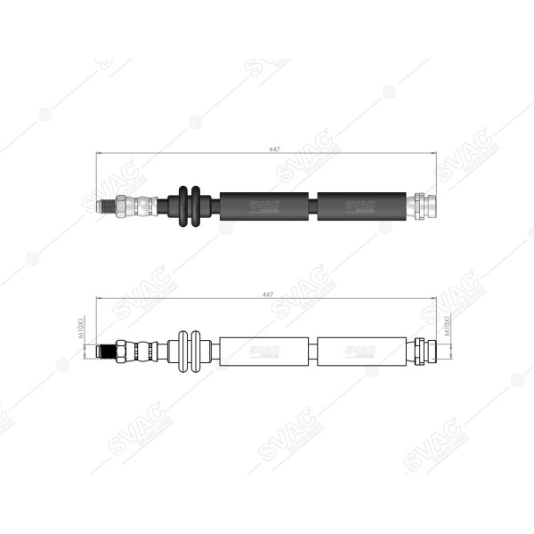 SVAC 20-223 Arka Fren Hortumu Focus III 12-