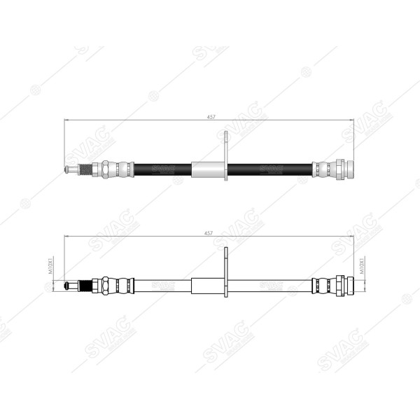 SVAC 200105 Arka Fren Hortumu Transit Connect-Tourneo Connect/Grand Tourneo Connect 13- 