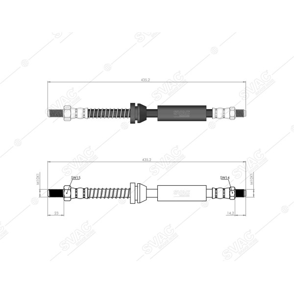 SVAC 200111 Ön Fren Hortumu Fiesta 89-96 