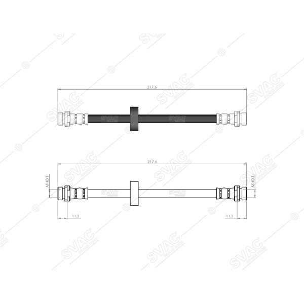 SVAC 200141 Arka Fren Hortumu Focus Kampanalı 98-00