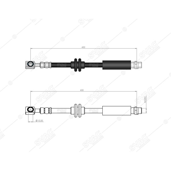 SVAC 30-105 Ön Fren Hortumu Astra J Cruze 09- 