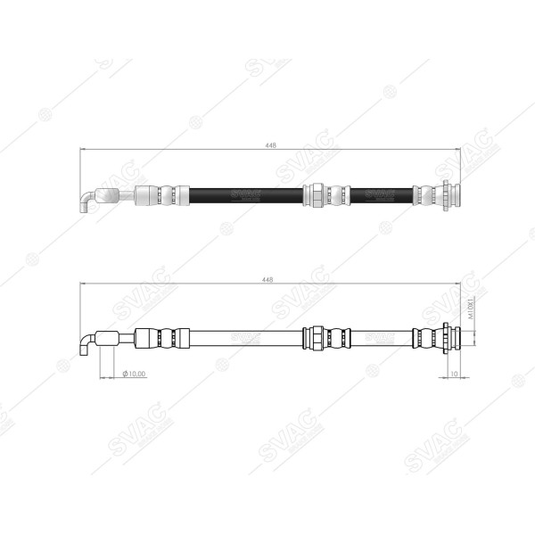 SVAC 30-149 Fren Hortumu Ön Frontera B 99-04 