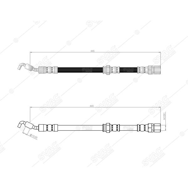 SVAC 30-156 Fren Hortumu Arka Sağ Chevrolet Lacetti