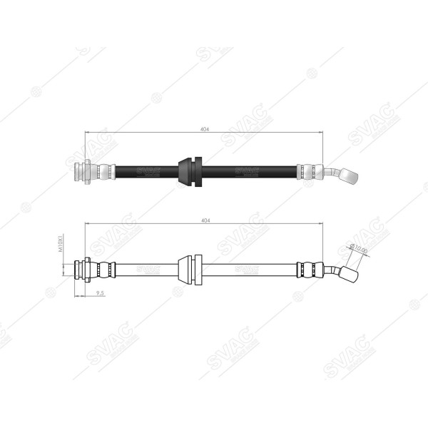 SVAC 30-188 Ön Fren Hortumu Matız 05- Spark 05 10