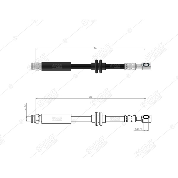 SVAC 300143 Ön Fren Hortumu Corsa E / Corsa E Van X15 Fren Disk Capı 308 Mm. 15-