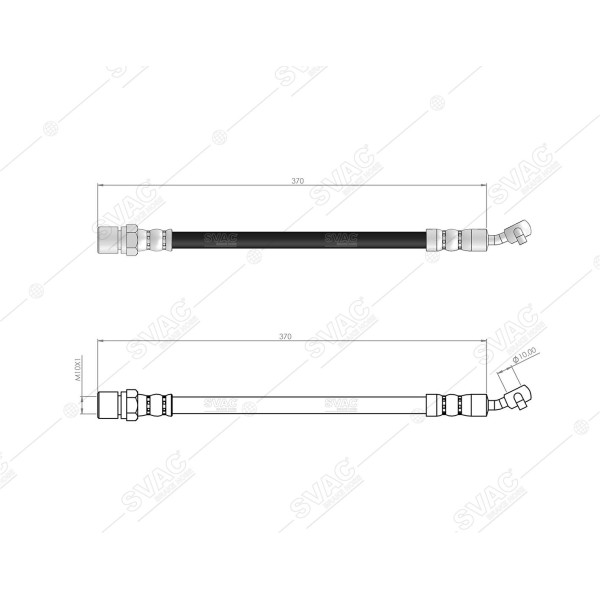 SVAC 300146 Arka Sağ Fren Hortumu Epıca 06-11