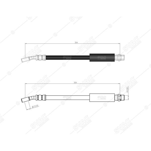 SVAC 300151 Arka Fren Hortumu Insignia 08- 