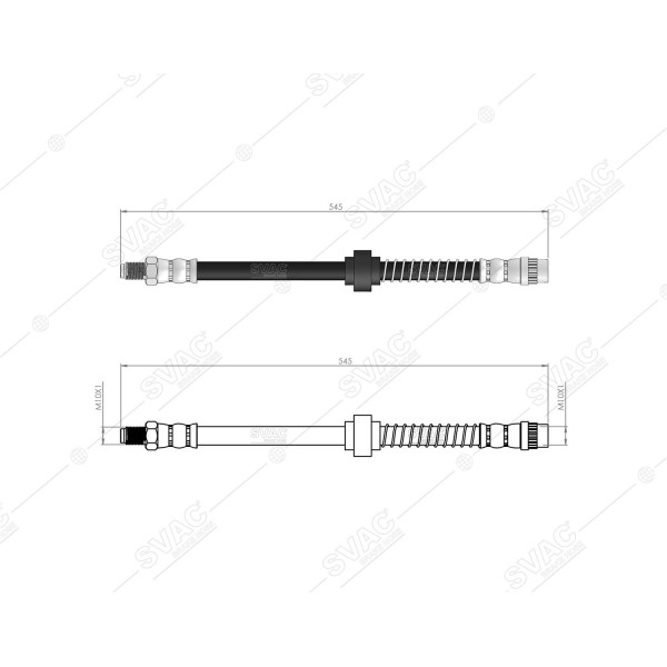 SVAC 300173 Ön Fren Hortumu Movano 01- 