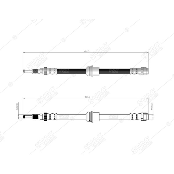SVAC 40-117 Ön Fren Hortumu Mini F55 F56 F57 360Mm 