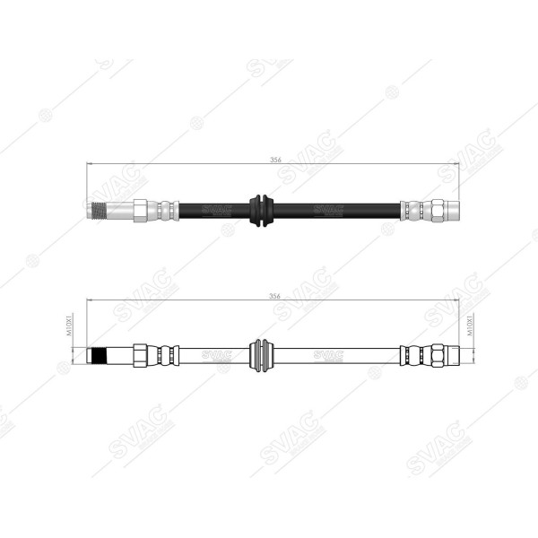 SVAC 40-169 Arka Fren Hortumu Bmw G30 G31 G11 G12 G14 G15 G16 