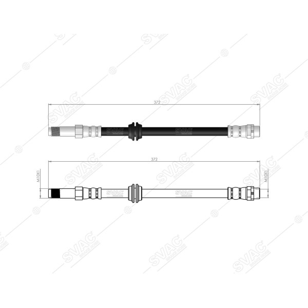 SVAC 40-171 Fren Hortumu Arka Bmw G20 