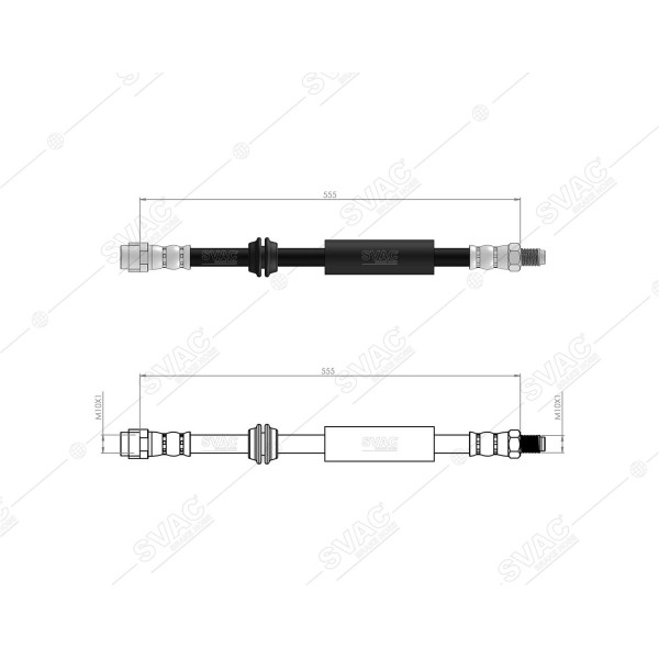 SVAC 50-147 Fren Hortumu Ön R-Class W251 07-14