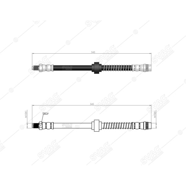 SVAC 60-157 Ön Fren Hortumu Movano 01-