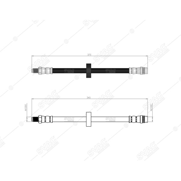SVAC 60-266 Fren Hortumu Ön R9-R11