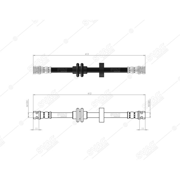 SVAC 60-274 Fren Hortumu Ön Laguna II