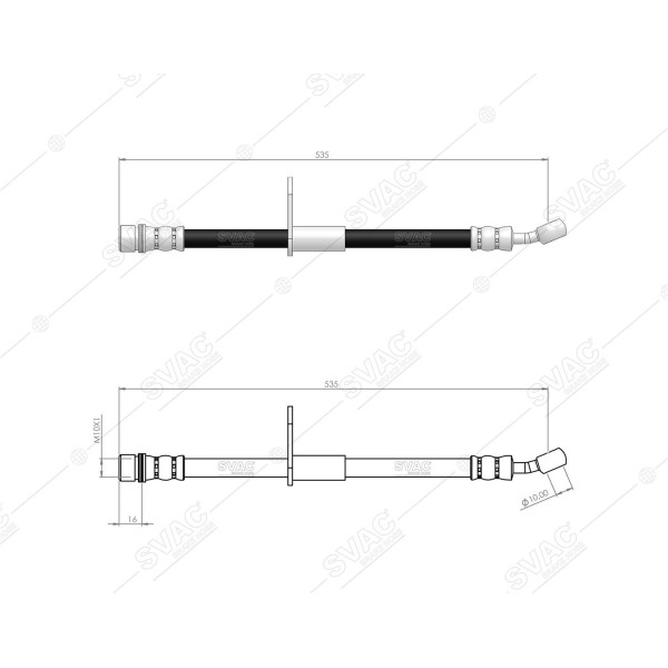 SVAC 70-108 Fren Hortumu Ön Daihatsu