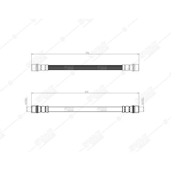SVAC 700110 Arka Fren Hortumu Terios 97-05 