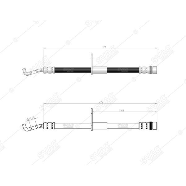 SVAC 700111 Ön Fren Hortumu Terios 97-05 