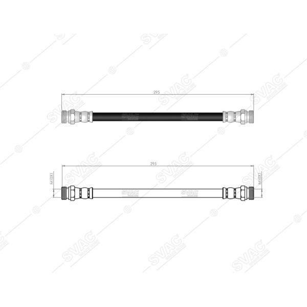 SVAC 710110 Arka Fren Hortumu Mazda 626 82-96