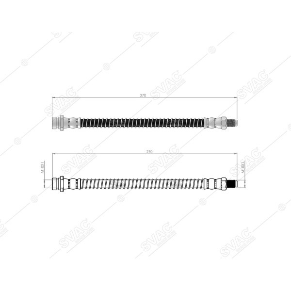 SVAC 72-134 Fren Hortumu Arka Galant V 92-96 