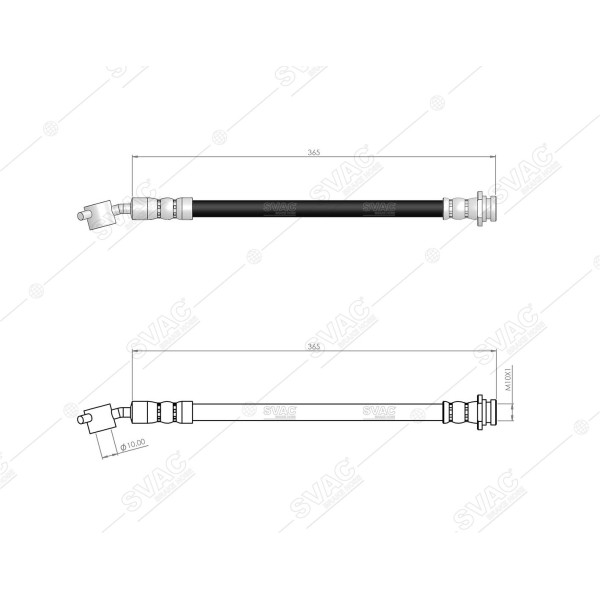 SVAC 73-115 Fren Hortumu Ön Nissan Navara 2,5 Np300 2005-