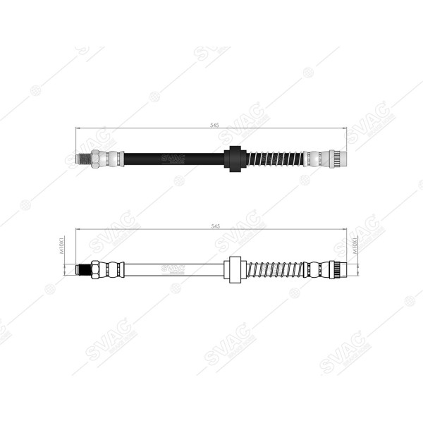 SVAC 73-116 Ön Fren Hortumu Movano 01- 