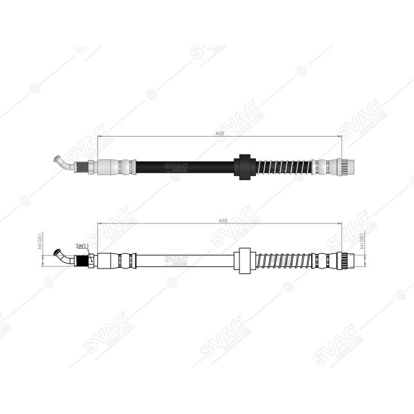 SVAC 73-118 Ön Fren Hortumu Master 