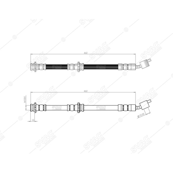 SVAC 730106 Ön Fren Hortumu Almera II 00- 