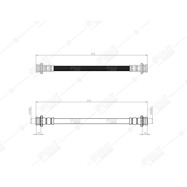 SVAC 730131 Arka Fren Hortumu Micra II Abssız 92-03 
