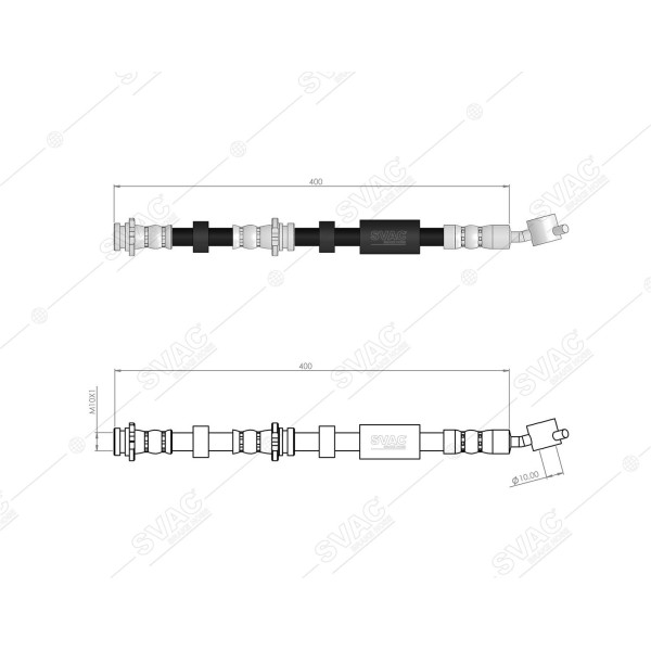 SVAC 730143 Ön Sol Fren Hortumu Primera 96-02 