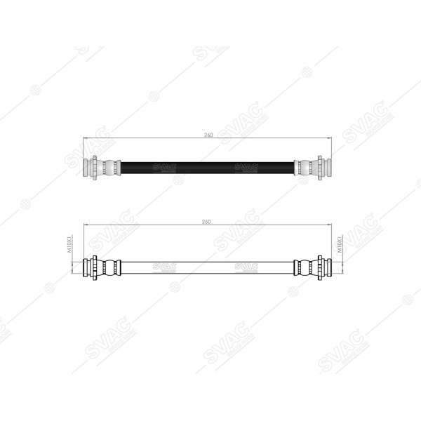 SVAC 730159 Arka Fren Hortumu Sunny III 90-95 Note 06-