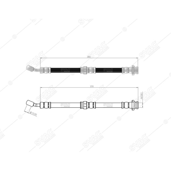 SVAC 75-110 Fren Hortumu Ön Suzuki Baleno 1997-2002 