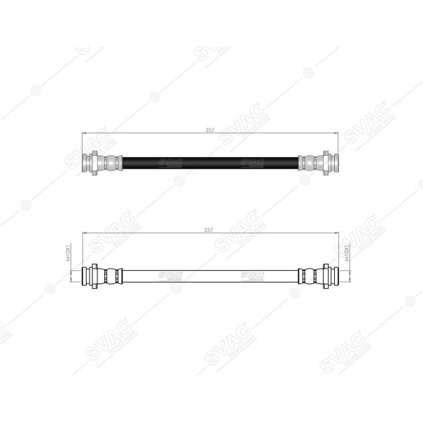 SVAC 75-111 Fren Hortumu Arka Marutı Alto 