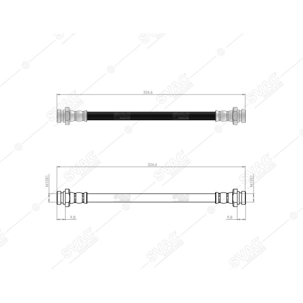 SVAC 75-132 Fren Hortumu Arka 
