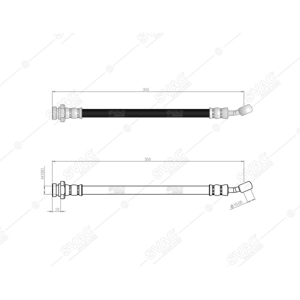 SVAC 75-151 Fren Hortumu Ön Sağ Jımny 98-