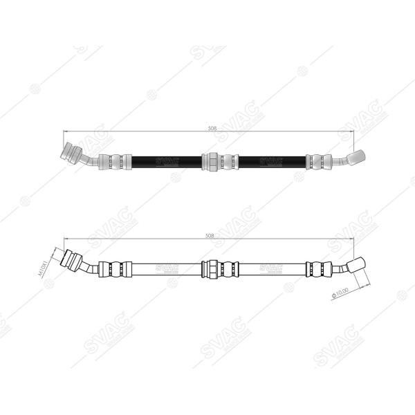 SVAC 75-152 Fren Hortumu Ön Sol Jımny 98- 