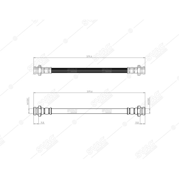 SVAC 75-153 Fren Hortumu Arka Orta Jımny 98-