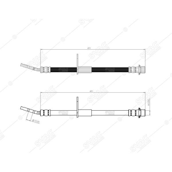 SVAC 76-100 Fren Hortumu Ön Sağ Avensis 97-03 