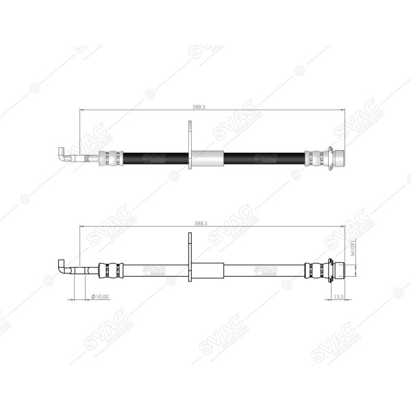 SVAC 76-114 Fren Hortumu Ön Sağ-Sol Verso 01 07 