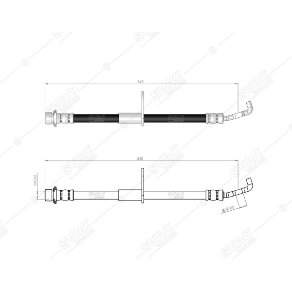 SVAC 76-121 Fren Hortumu Ön Sağ Corona St191 92-97