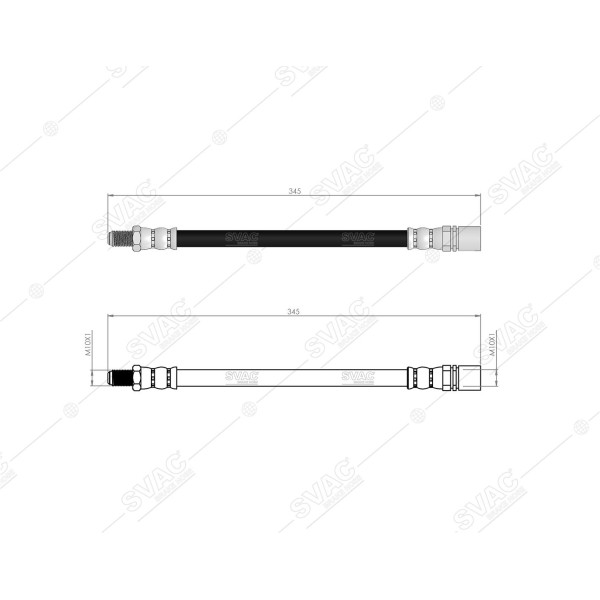 SVAC 76-148 Fren Hortumu Arka Sol Sağ Hıace III 86-95