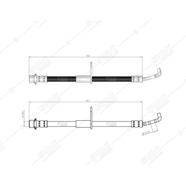 SVAC 76-171 Fren Hortumu Ön Rav 4 1997-2004 