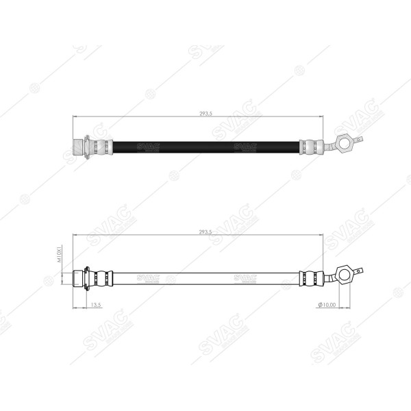 SVAC 76-173 Fren Hortumu Arka Sağ Rav 4 II 00-05