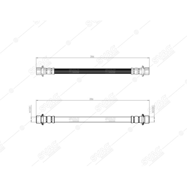 SVAC 76-232 Fren Hortumu Arka İç Sağ Yaris 11- 