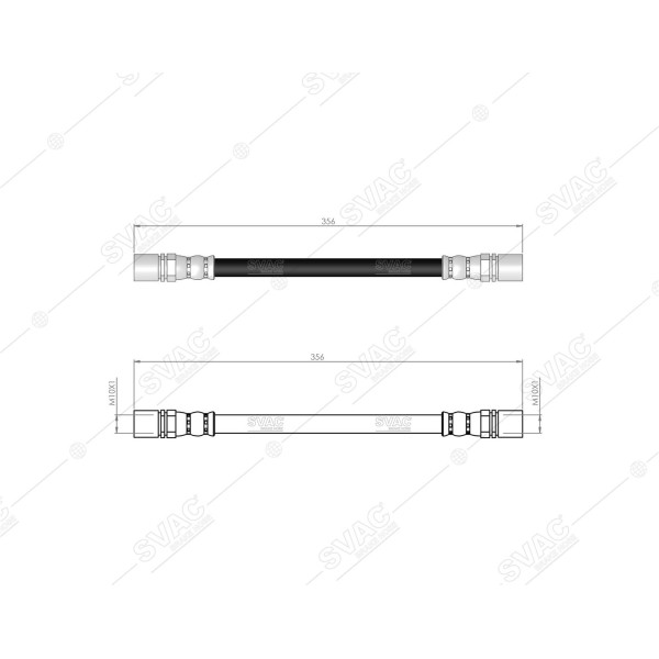 SVAC 760201 Arka Fren Hortumu Yaris 05- 