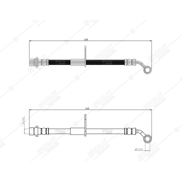 SVAC 78-107 Ön Fren Hortumu Civic 2001-2005 