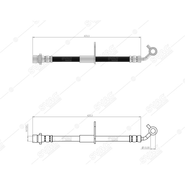 SVAC 78-113 Fren Hortumu Ön Sol Cr V III 07- 