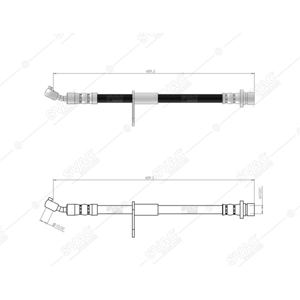 SVAC 78-121 Fren Hortumu Arka Sağ Accord Ix 08-